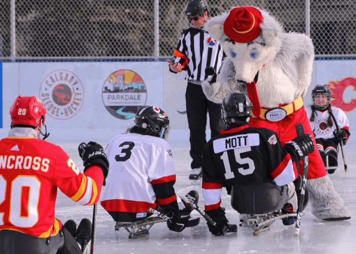 Global Calgary: Alberta’s first fully accessible outdoor rink opens in Calgary
